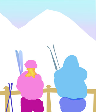 Skiers' Break